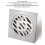 Square Floor Drain 304 Stainless Steel 11 cm 3