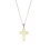 Luminous Bead Necklace with Crystal Pendant 1pc 2