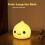 Kawaii Dumpling Night Light Silicone Portable 4