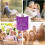 Purple Throw Blanket 60x80in Inspirational Gift 2