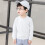 Infant Crewneck Sweatshirt Solid Casual Top White Size 150 3