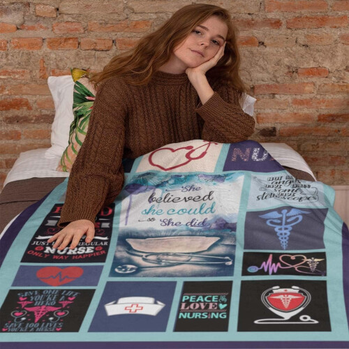 Black Queen Blanket for Nurses and Medical Staff 2