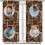 Coffee Kitchen Curtains Rustic Brown Print 42x54 Inch 8