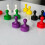 Neodymium pawn magnets pastel multi-color 8 pcs 2