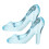 Crystal High Heel Shoe Charms Blue 2 Pcs 5