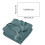 Knitted Blanket Fringe Decorative 70x100 cm 3