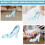 Crystal High Heel Shoe Charms Blue 2 Pcs 6