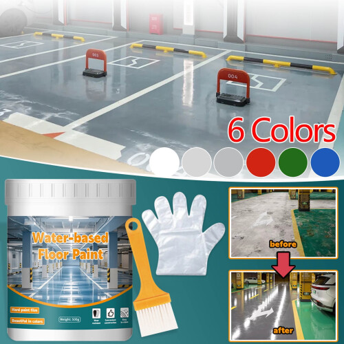 Transparent Waterproof Coating Water-Based Non-Slip Floor 2