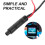 Black Plastic Dash Camera Extension Cable 1 Pack 2