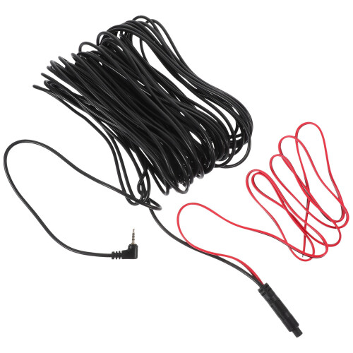 Black Plastic Dash Camera Extension Cable 1 Pack 2