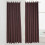 Privacy Curtains Polyester Brown 1 Set 8