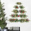 Christmas Tree Decorations Wall-Mounted Green Artificial 6