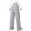 Women's Fleece-Lined Cargo Joggers Gray Winter Work Pants 4