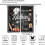 Farmhouse Kitchen Curtains Black White Chef Hat Print 2