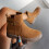 Women's Ankle Boots Round Toe Flocking Brown Size 6 2