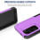 Defender Case for Samsung Galaxy S23 5G Purple Rugged 2