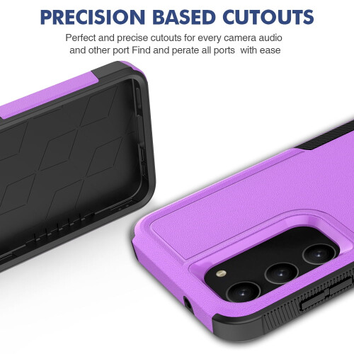 Defender Case for Samsung Galaxy S23+ 5G Purple Rugged 1