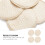 Beige Cotton Nursing Pads Reusable Leak-Proof Soft 2