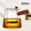 TISHITA Glass Teapot with Infuser 800ml 6