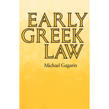 Early Greek Law by Michael Gagarin Paperback Book