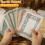 Lace Edged Scrapbook Paper Set Vintage Multi-Color 60 Sheets 6