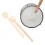 Nonslip Drum Mallets Wooden Handle Percussion Drumsticks 2