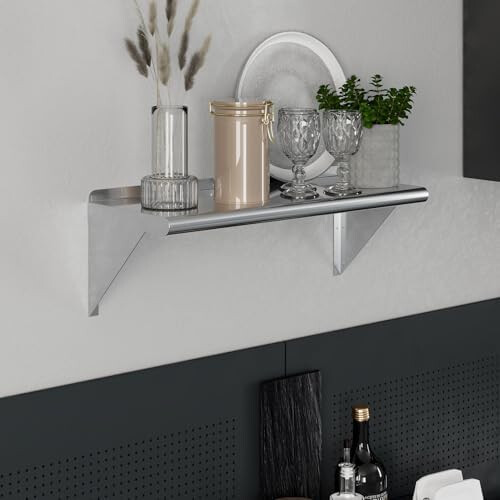 Stainless Steel Wall Shelf 12x30 Inch 1