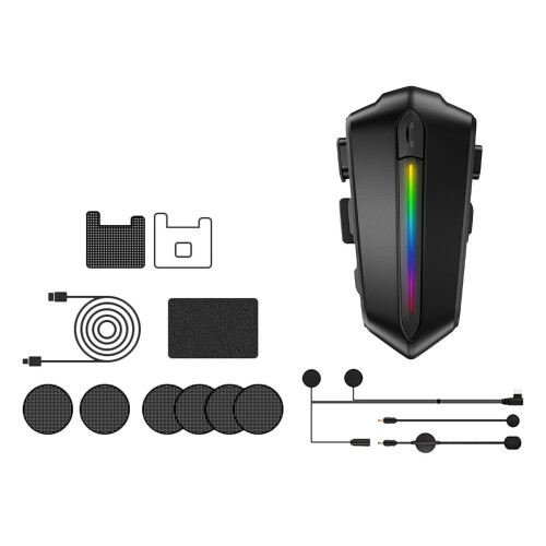 Motorcycle Helmet Bluetooth Headset 5.3 with 40mm Graphene 1