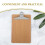 NICEXMAS Hardboard Clipboard with Profile Clip and 3