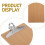 NICEXMAS Hardboard Clipboard with Profile Clip and 7