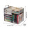 Clear Book Storage Box Transparent Foldable 15.0x9.4x12.6 in 5