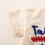 Baby Romper Bodysuit Beige Short Sleeve 6-12 Months 6