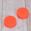 Red Rubber Hockey Pucks Textured Edges 10 Pack 3