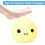 Kawaii Dumpling Night Light Silicone Portable 8