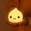 Kawaii Dumpling Night Light Silicone Portable 2