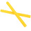 Yellow Silicone Drumstick Tips for Quiet Practice 2 Pcs 8