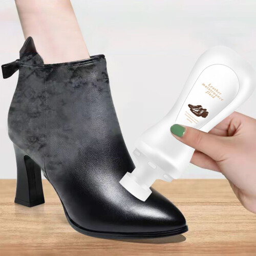 White Liquid Shoe Polish for Leather Shoes 100 ml 1