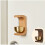 Magnetic Wood Doorbell Handcrafted Beech Brass Ding Ding 5