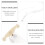 Violin Shoulder Support with Acrylic Pad White 1pc 2