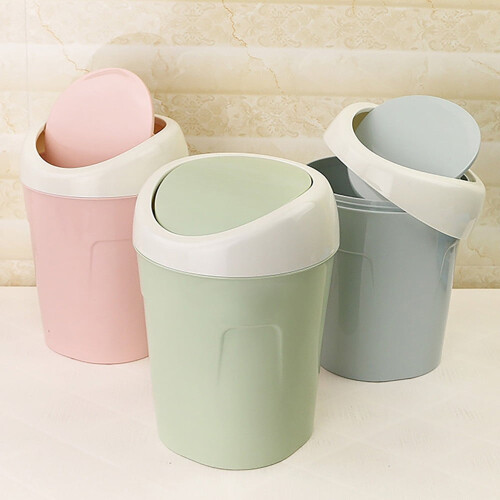Trumpet Desktop Trash Can Mini Covered 1 pc