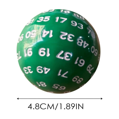 Acrylic D100 Dice Set for Tabletop RPGs 100-sided 1