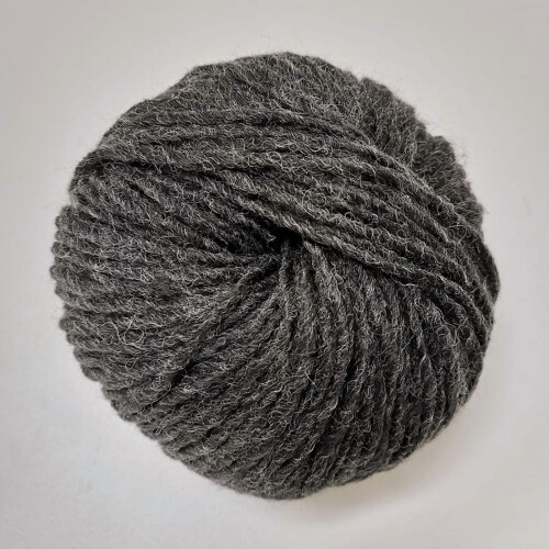 Soft Wool Acrylic Blend Yarn Dark Gray 50g