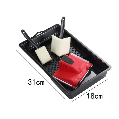 Farbkantenpinsel-Set, dreieckiger Eckpinsel, 4er-Pack 2