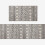 Non-Slip Kitchen Runner Rug Set Grey 2-Piece 2