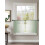 Sage Green White Gradient Sheer Curtains 52x54 Rod Pocket 2