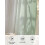 Sage Green White Gradient Sheer Curtains 52x108 Rod Pocket 6