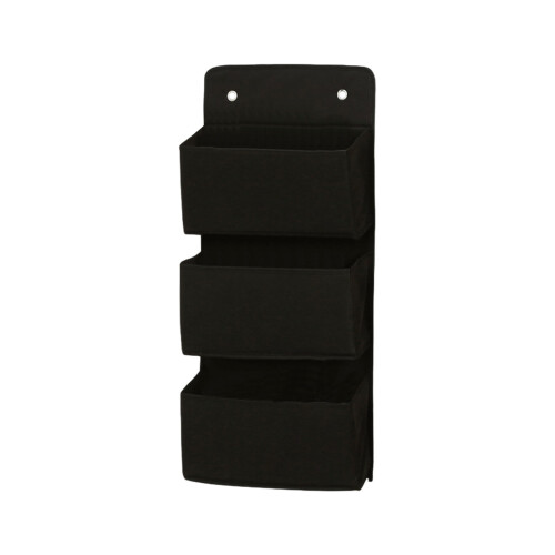 Hanging Storage Bag Gray 3-Tier Large Capacity 1