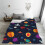 Παιδική Κουβέρτα Space Throw Λούτρινη Fleece Σκούρο Μπλε 40x50 Ίντσες 5