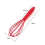 Premium Silicone Coated Whisk 26.7 cm Red Kitchen Tool 4