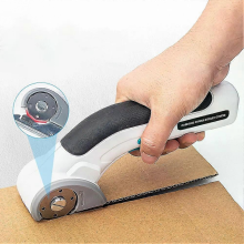 36 V-os akkus elektromos olló, USB-vel újratölthető lítium PVC bőr vágó varráshoz, szabászathoz és szabászathoz